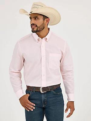 Men's Cody Johnson One Pocket Button Down Shirt in Gray Contrast Product Image