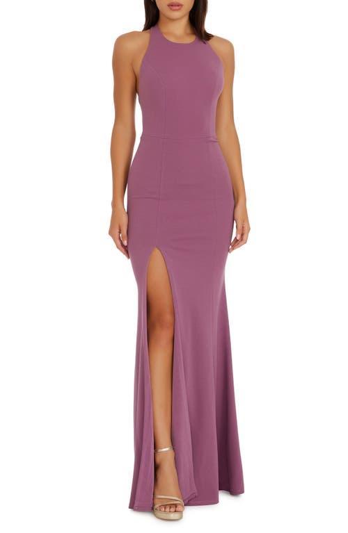 Womens Paige Halterneck Mermaid Gown Product Image