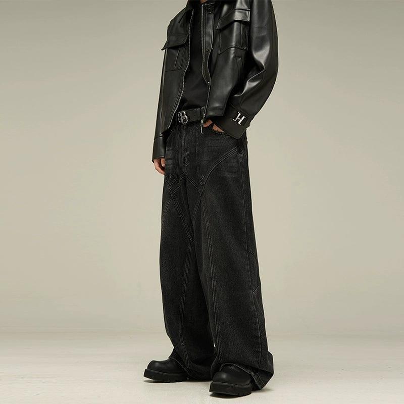 RT No. 10038 BLACK RODEO DENIM JEANS Product Image