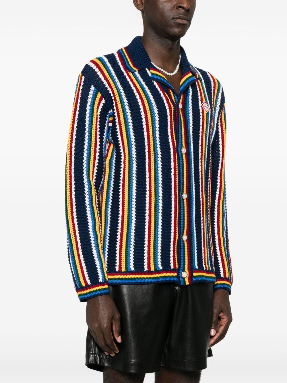 crochet-knit cardigan Product Image