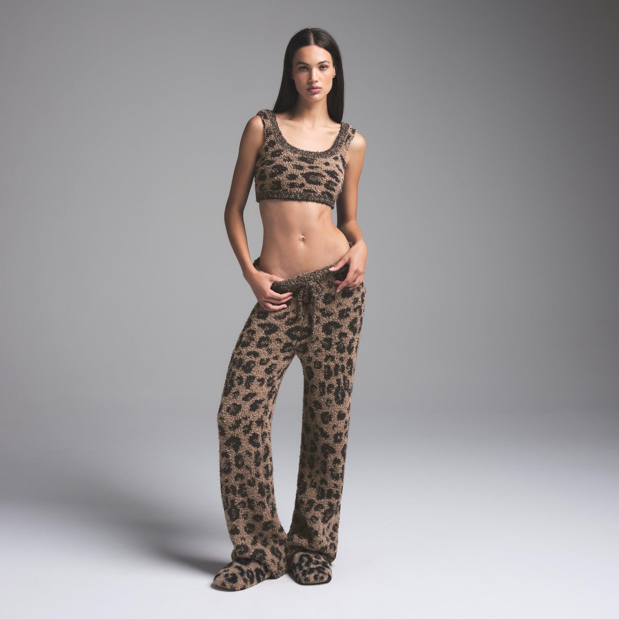 COZY KNIT SHORT | LEOPARD PRINT Product Image