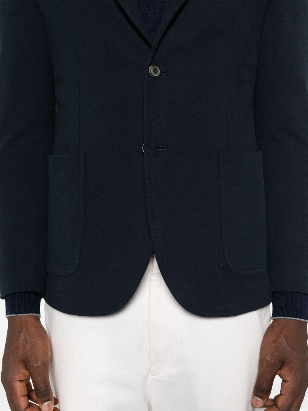 Circolo 1901 Single Breasted Blazer Cashmere Touch - Oxford Blue Product Image