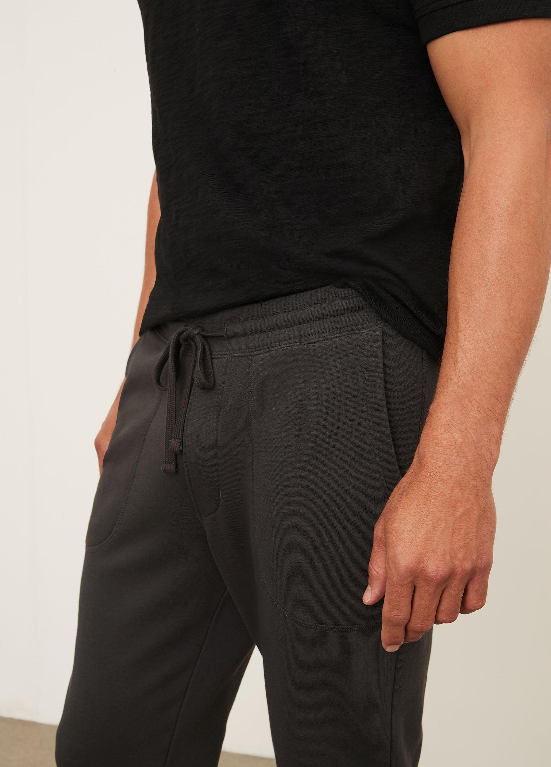Mens French Terry Jogger, Washed Black, Size XXL Vince Product Image