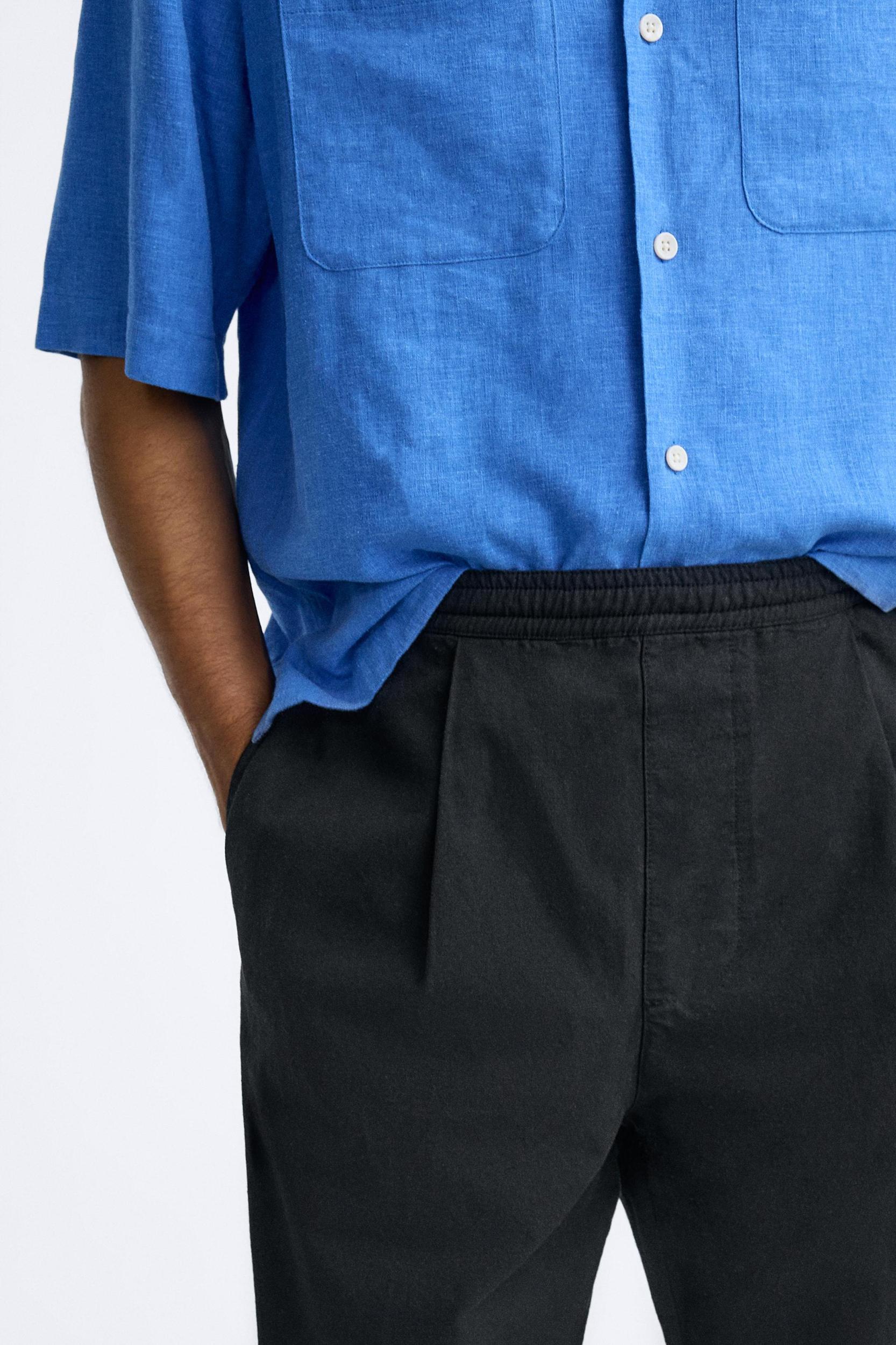 COTTON - LINEN PANTS Product Image