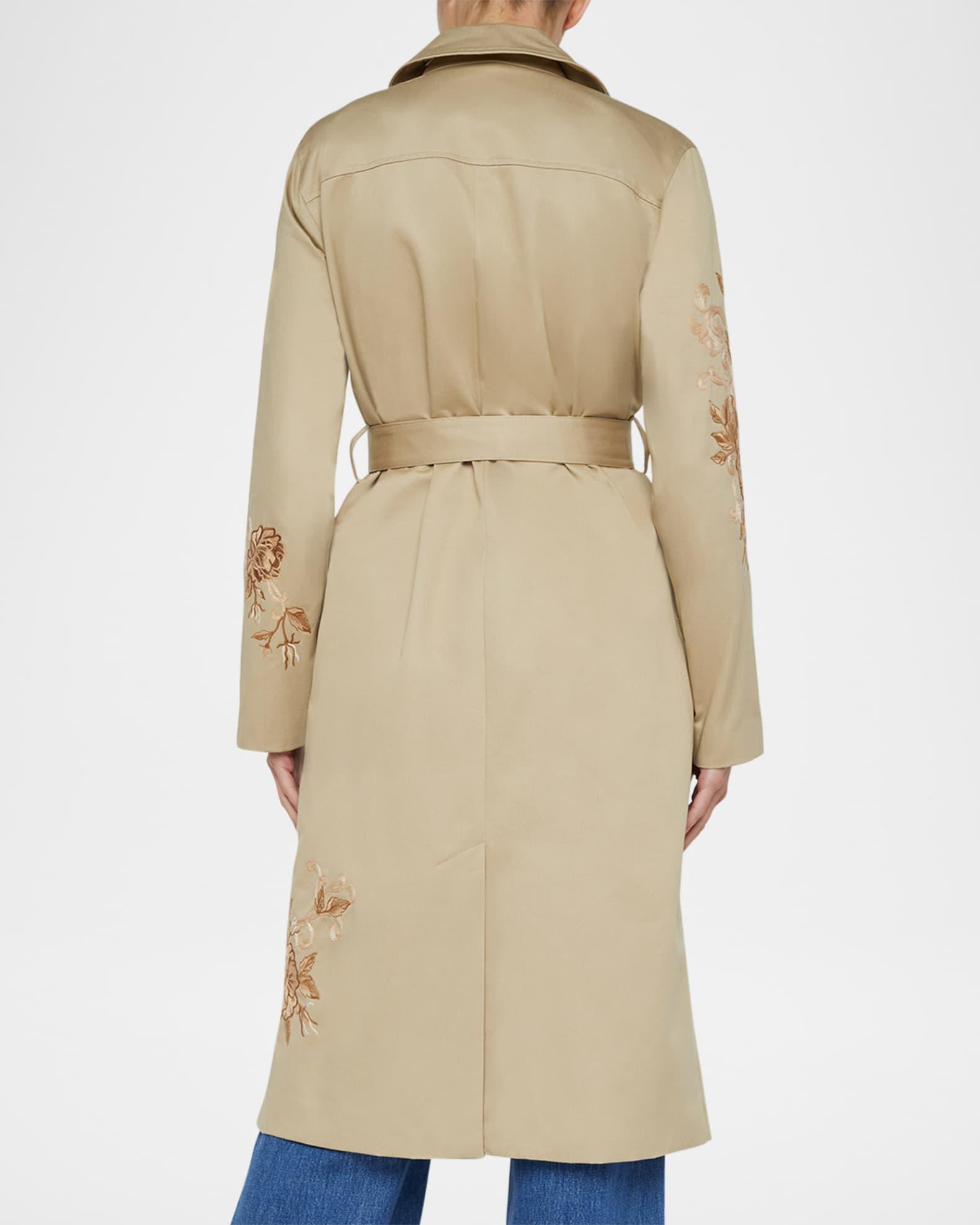 Venus Embroidered Trench Coat Product Image
