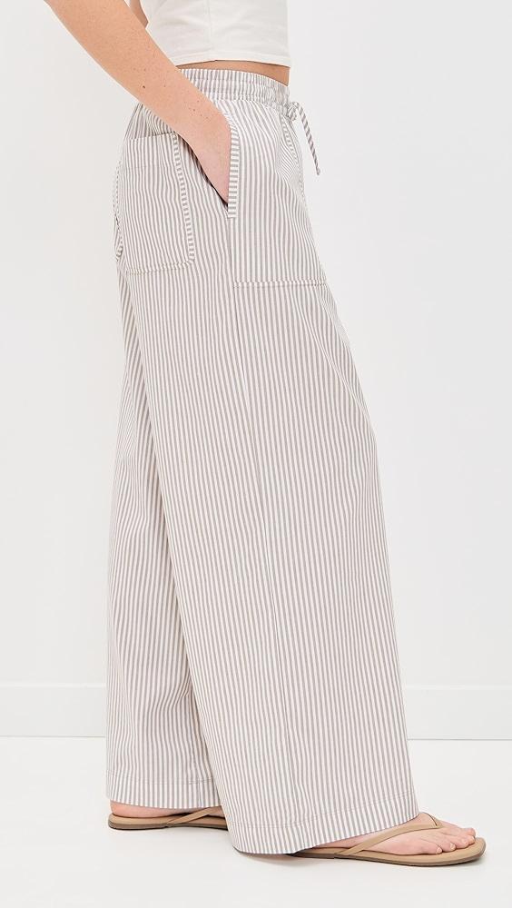 Splendid x Cella Jane Poplin Stripe Pants | Shopbop Product Image
