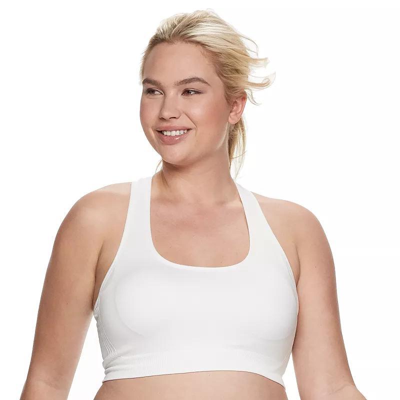 Plus Size Tek Gear® Seamless Low-Impact Sports Bra, Women's, Size: 1XL, Surely Red Product Image
