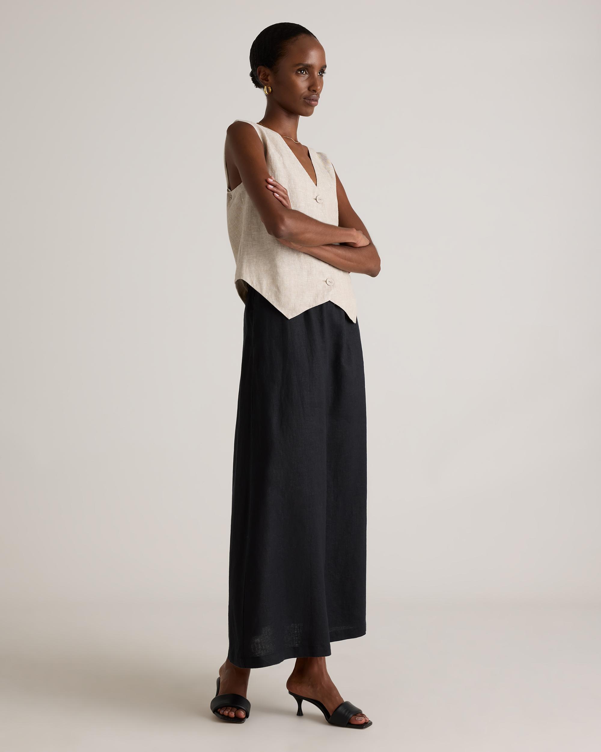 Quince | Women's 100% European Linen Vest Product Image