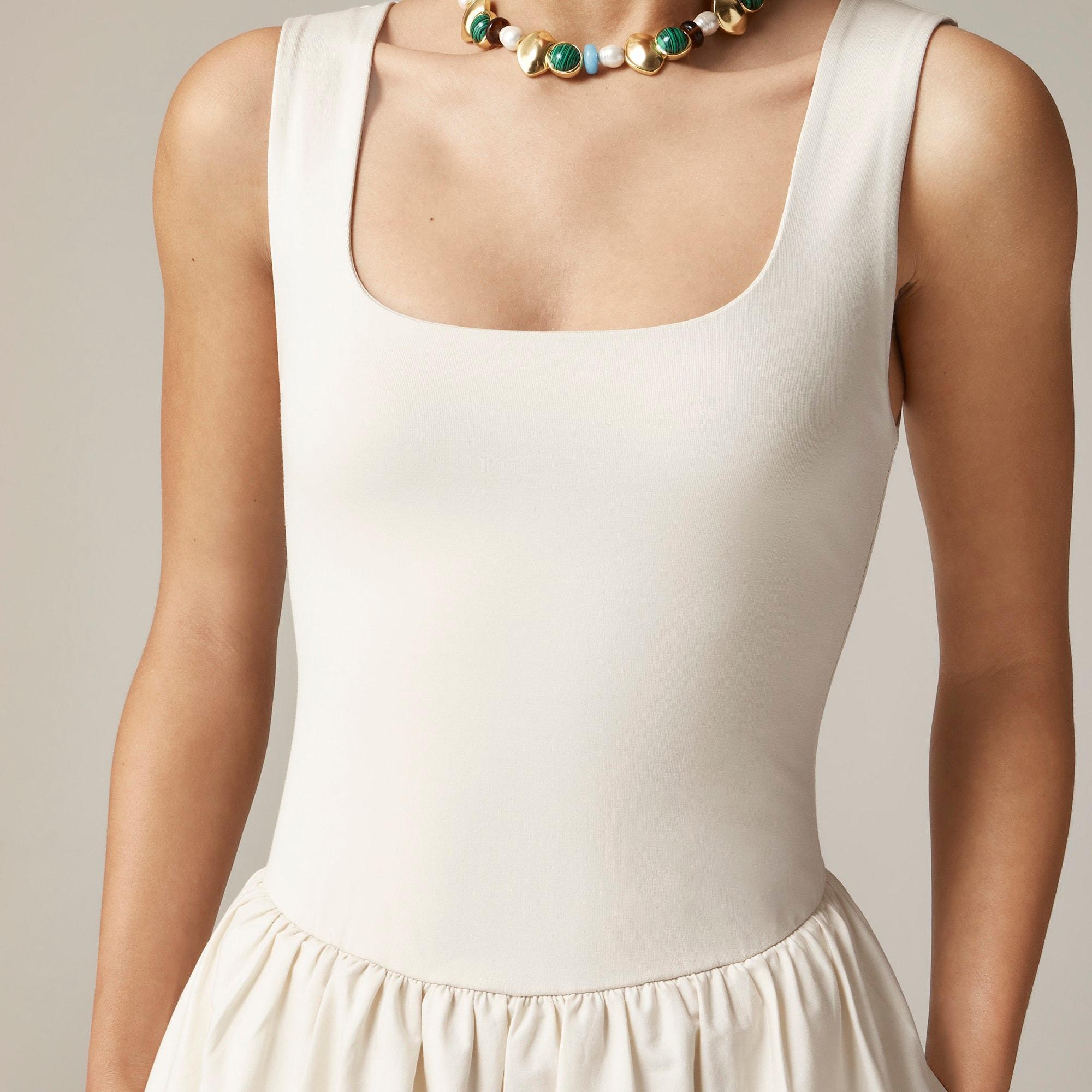 Drop-waist mixy dress Product Image