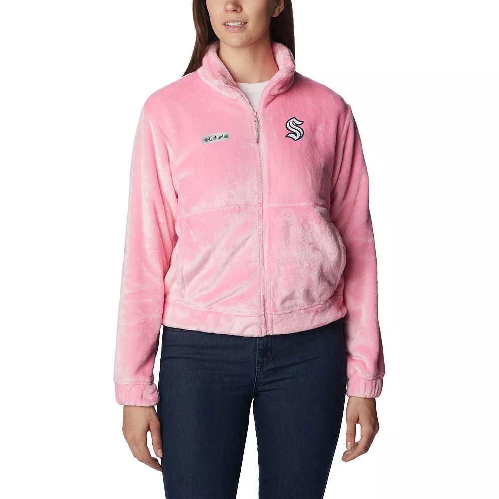 Women's Columbia Pink Seattle Kraken Fire Side Full-Zip Jacket, Size: Large, Krk Pink Product Image