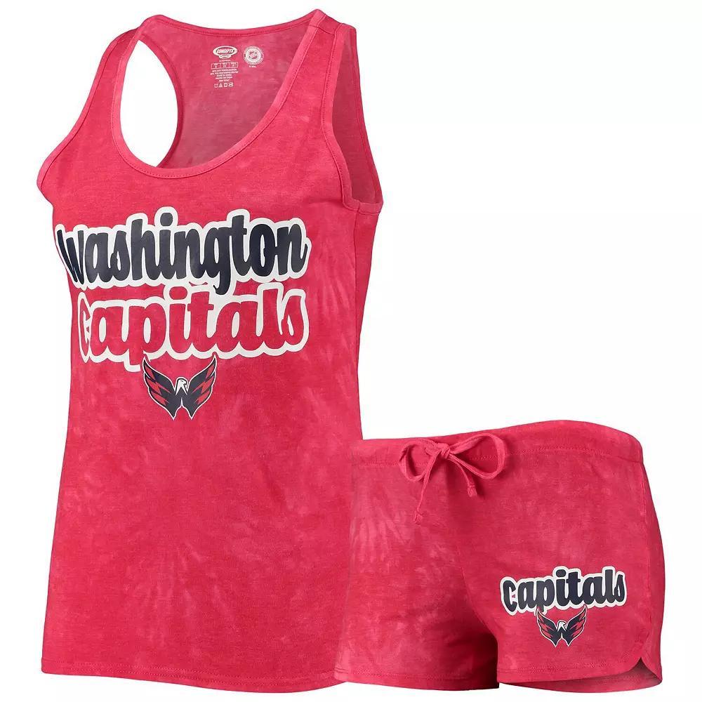 Womens Concepts Sport Washington Capitals Billboard Racerback Tank Top & Shorts Set Product Image