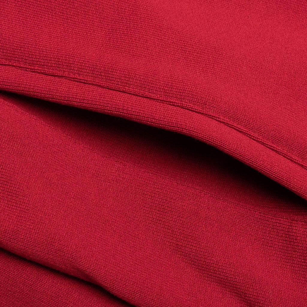 Logo and Skull Hoodie - Red Male Product Image