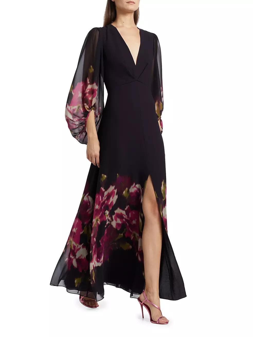 Jenny Floral Chiffon Gown Product Image