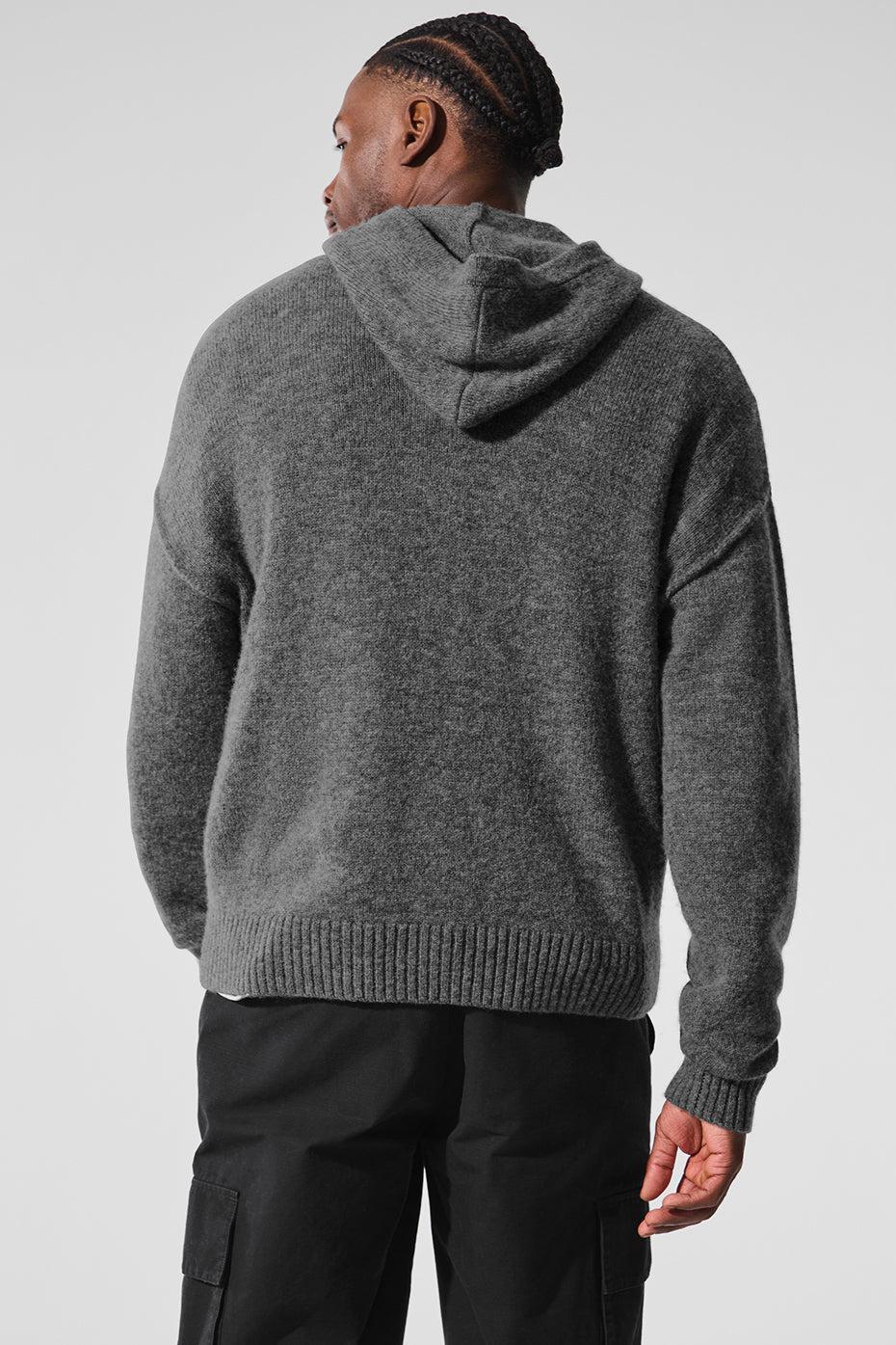 New Class Cashmere Full Zip Hoodie - Platinum Grey Product Image