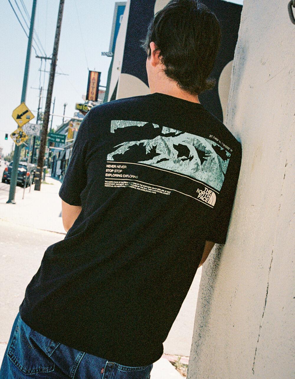 THE NORTH FACE Coordinates Mens Tee - BURGUNDY Product Image