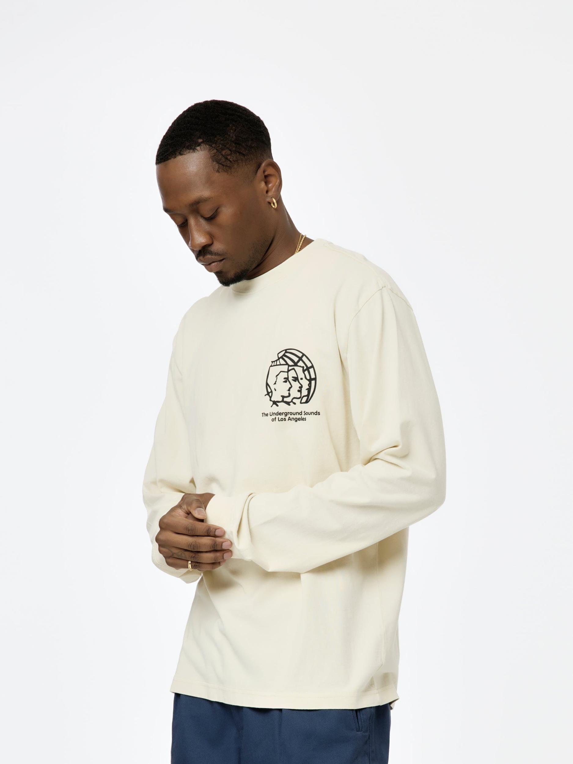 Underground L/S Tee (Cream) Product Image