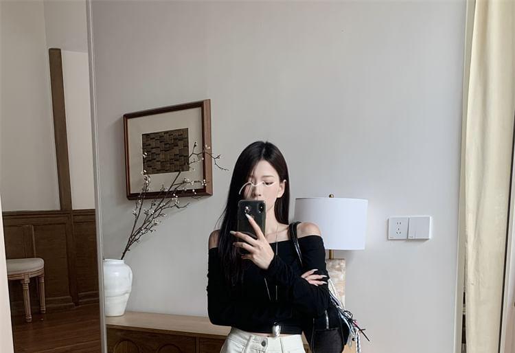 High Waist Wide Leg Jeans Product Image