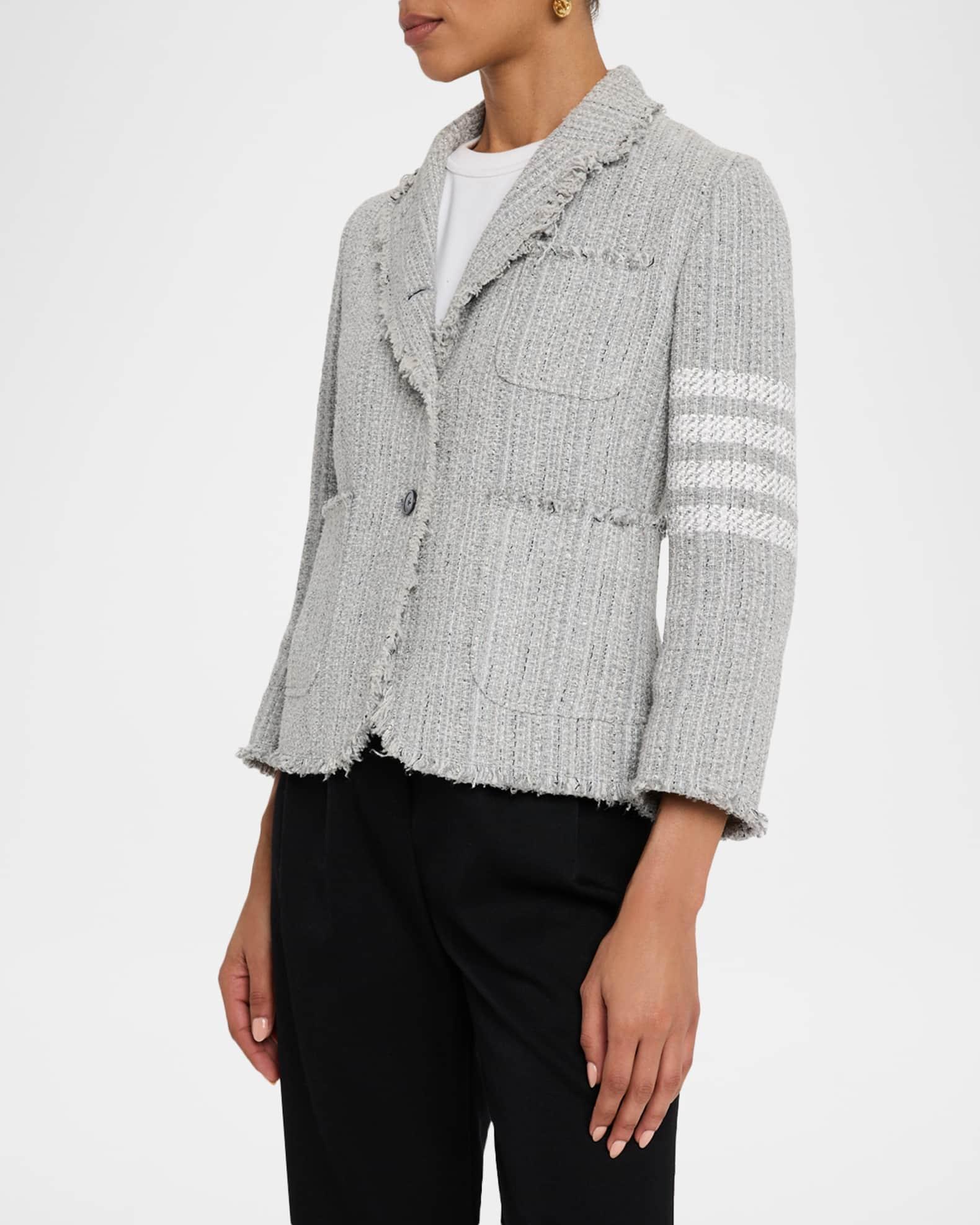 4 Bar Tweed Single-Breasted Sportcoat Product Image