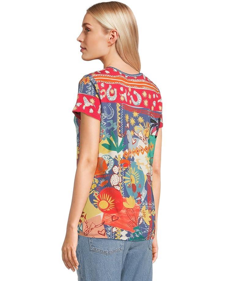 The Janie Favorite Short Sleeve Crew Neck Tee- Kal Product Image