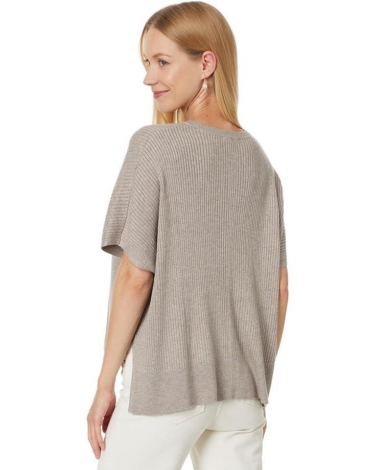 Zander Long Sleeve Cotton Modal Slub Easy Crew Tee Product Image