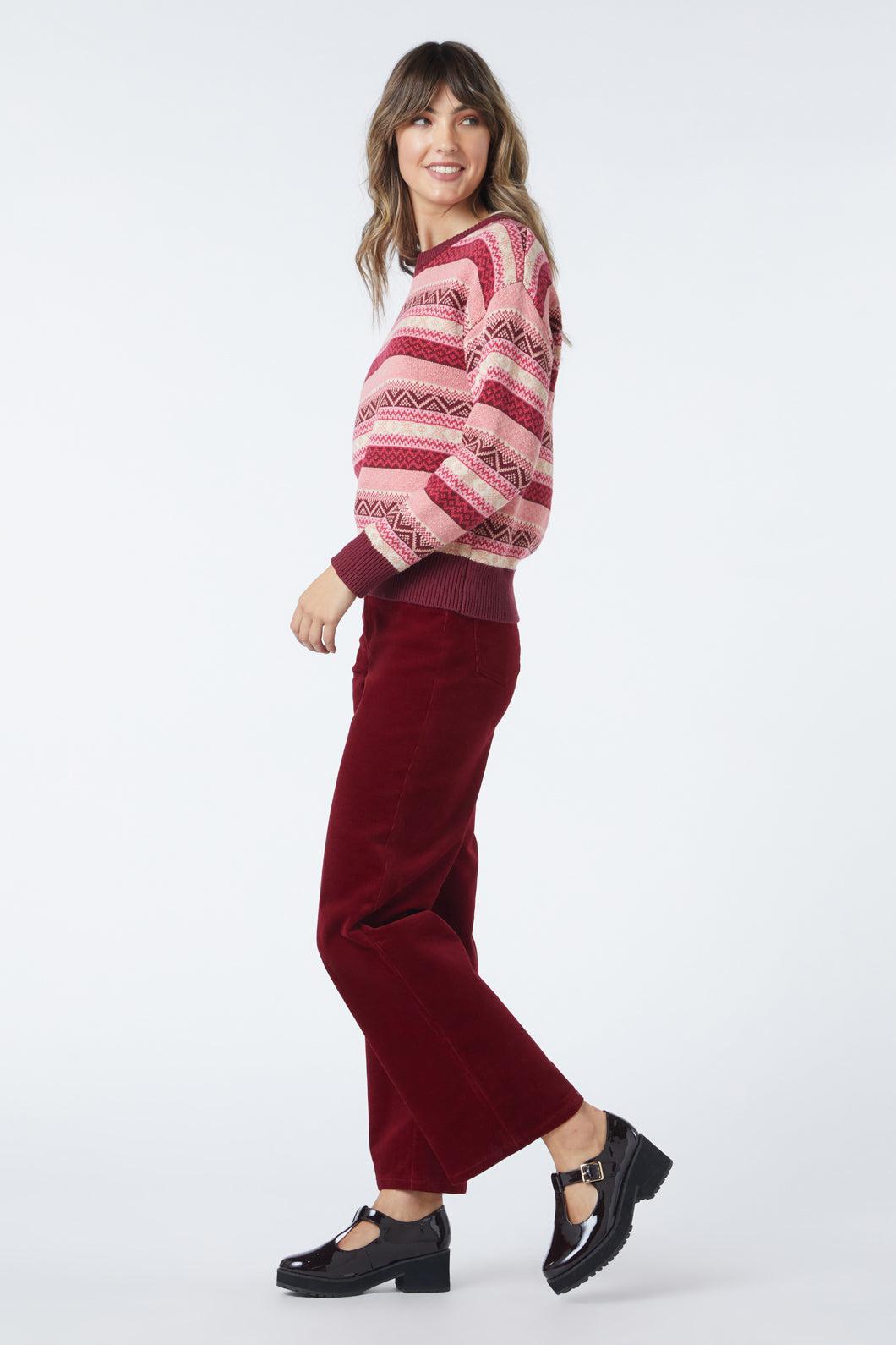 Maddi Fair Isle Sweater Product Image