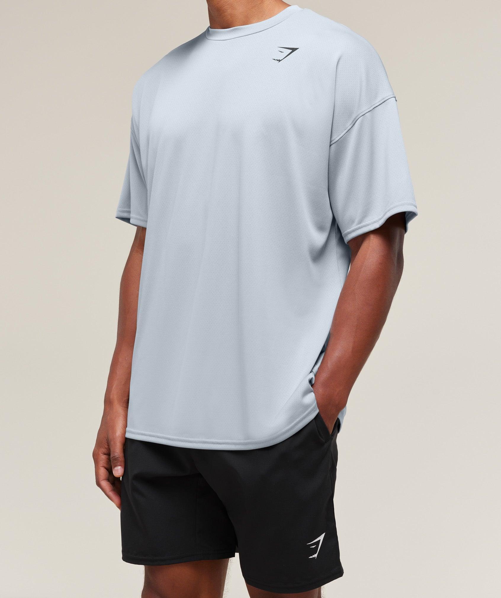Gymshark Oversized Performance T-Shirt - Metal Purple Male Product Image