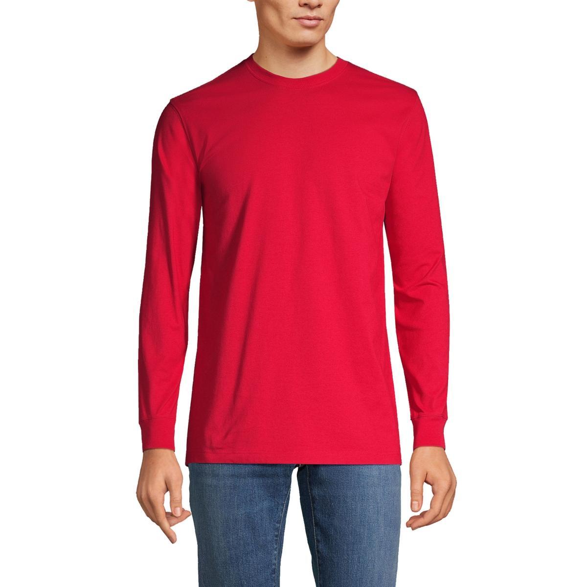 Big & Tall Lands' End Super Tee, Men's, Size: Medium Tall, Black Product Image