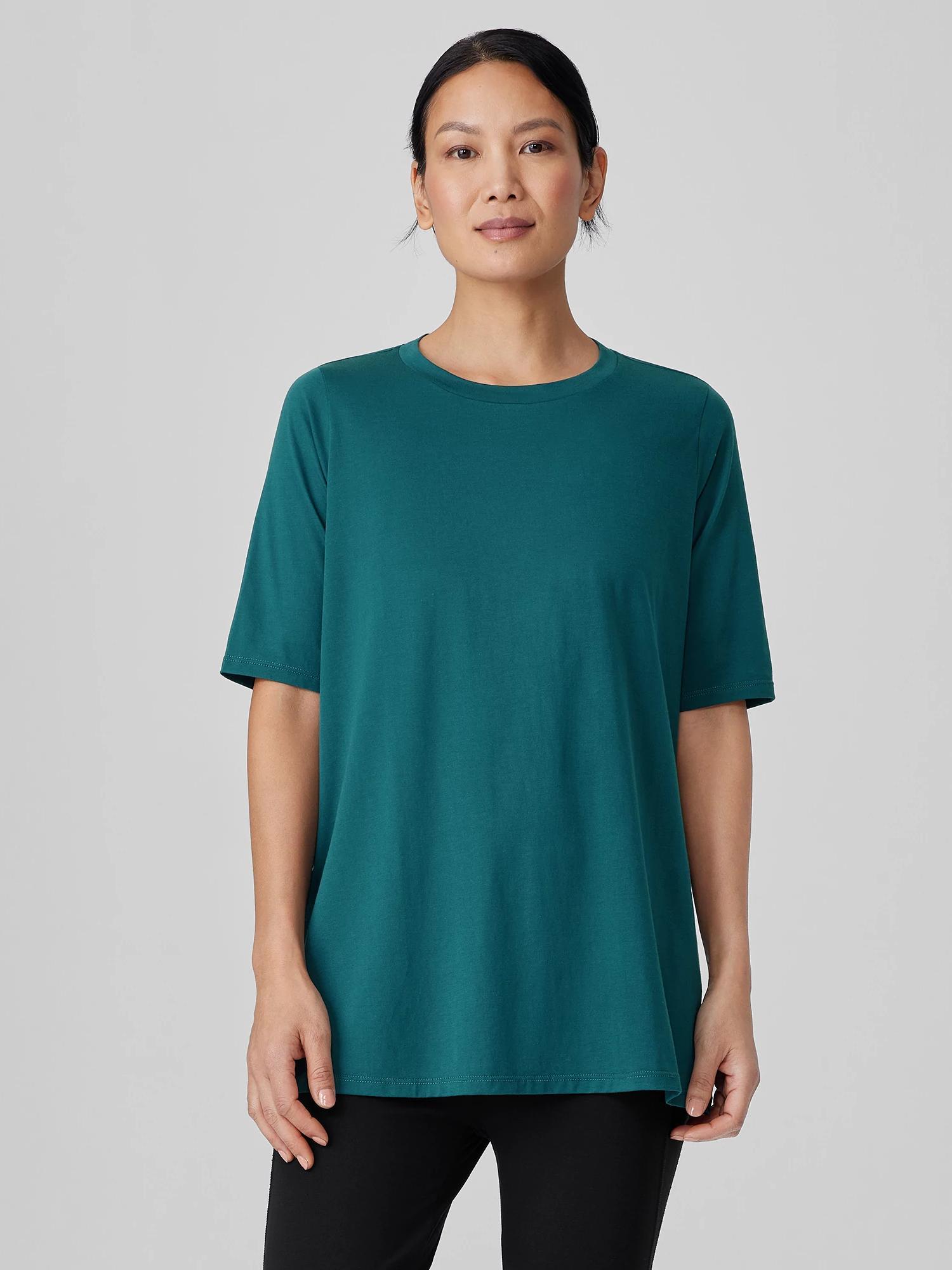 Organic Pima Cotton Jersey Long Tee Product Image