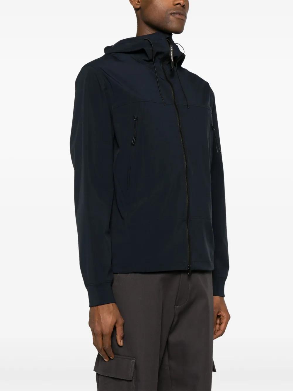 Shell-R Goggles-detail hooded jacket Product Image