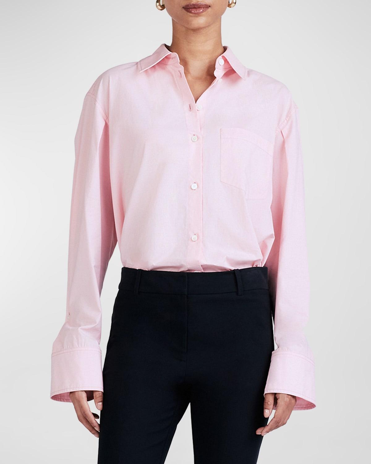 Derek Lam 10 Crosby Cropped High Waist Flared Pants Product Image