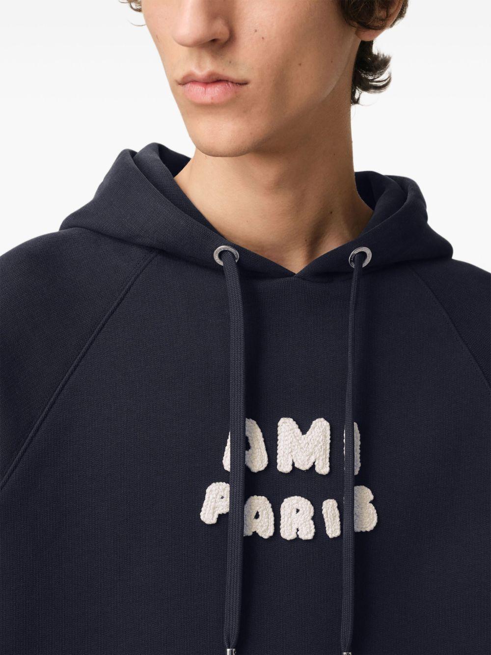 logo-print hoodie  Product Image