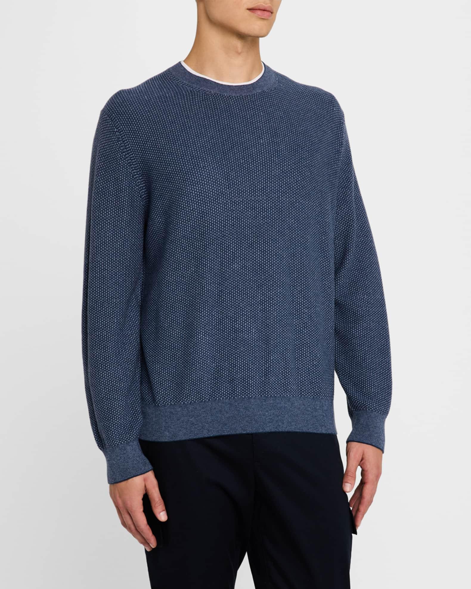 Men's Geometric Jacquard Sweater Product Image