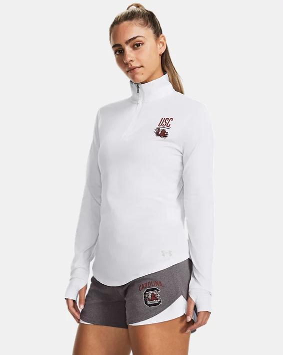 Women's UA Tech™ Mesh Collegiate ¼ Zip Product Image