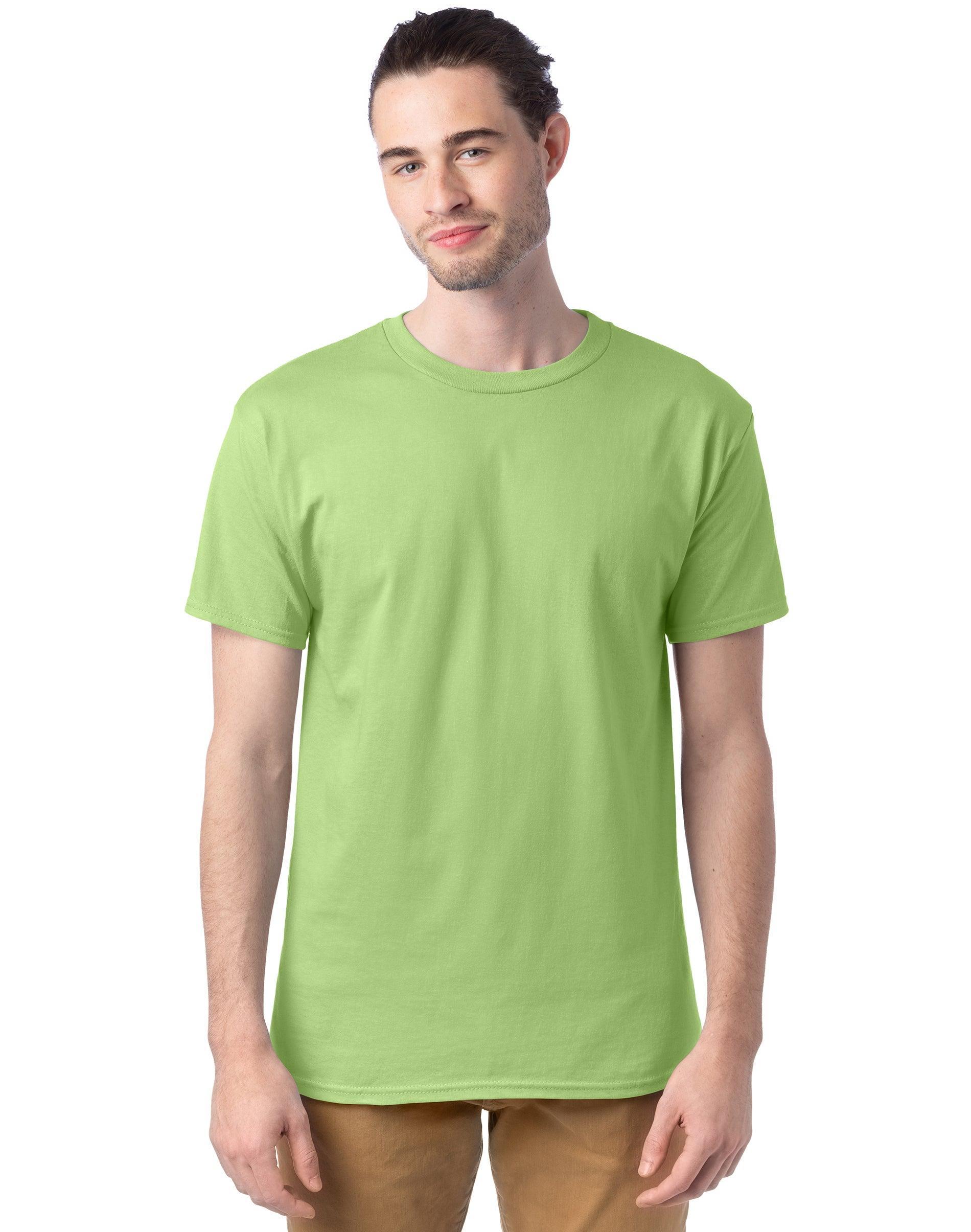 Men's Hanes® Essentials 4-Pack Cotton T-Shirt, Size: XL, Orange Product Image