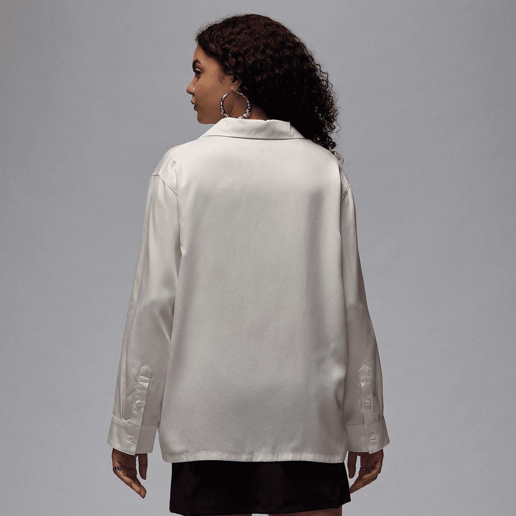 Women's Air Jordan Long-Sleeve Woven Top Product Image