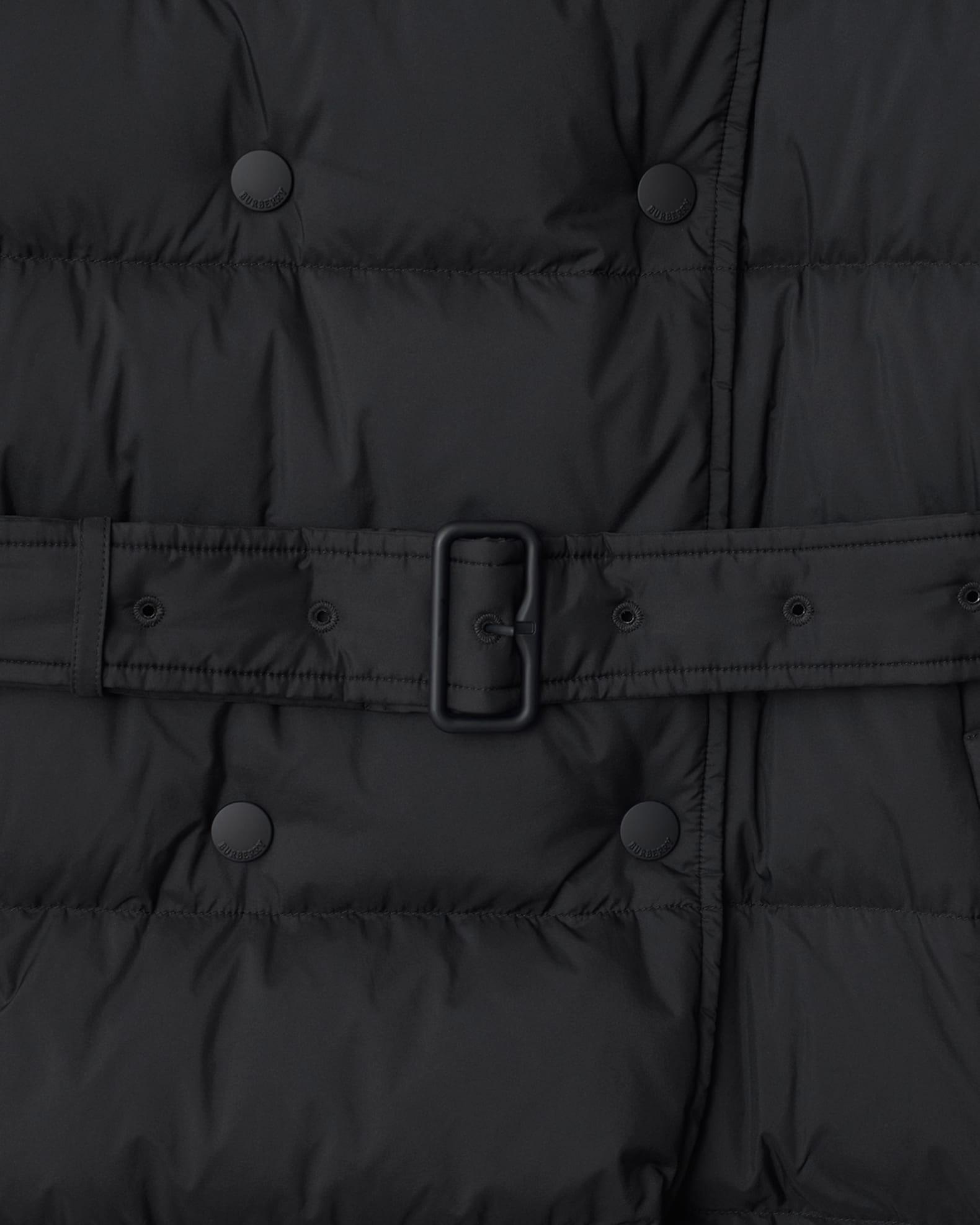 Kent Belted Parka Jacket With Detachable Hood Product Image