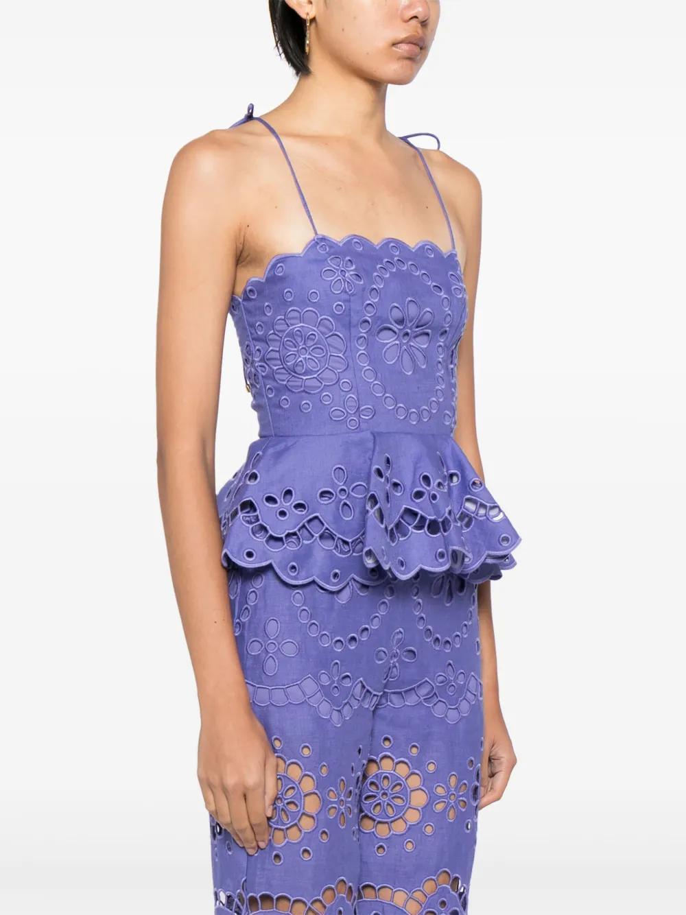 Pop broderie-anglaise tank top Product Image