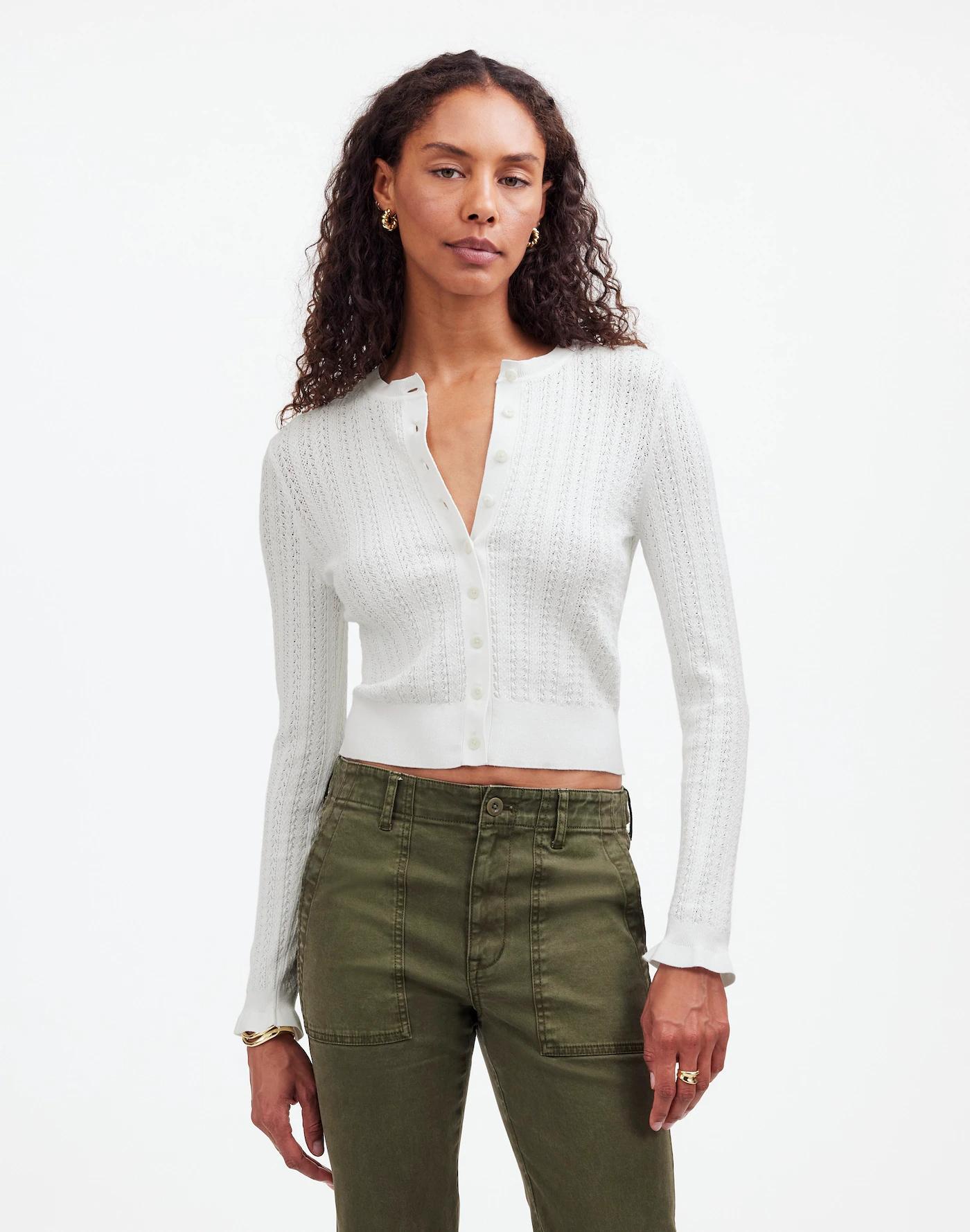 The Signature Open-Knit Cardigan Product Image