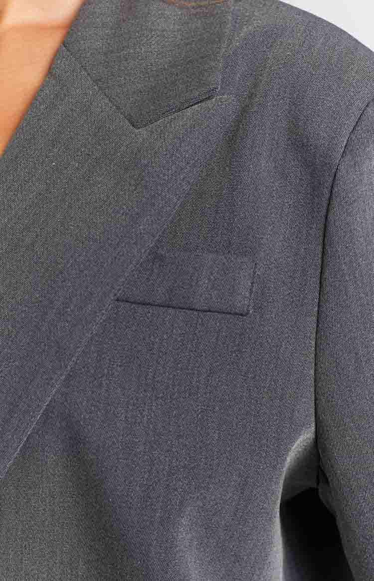 Martena Grey Blazer Product Image
