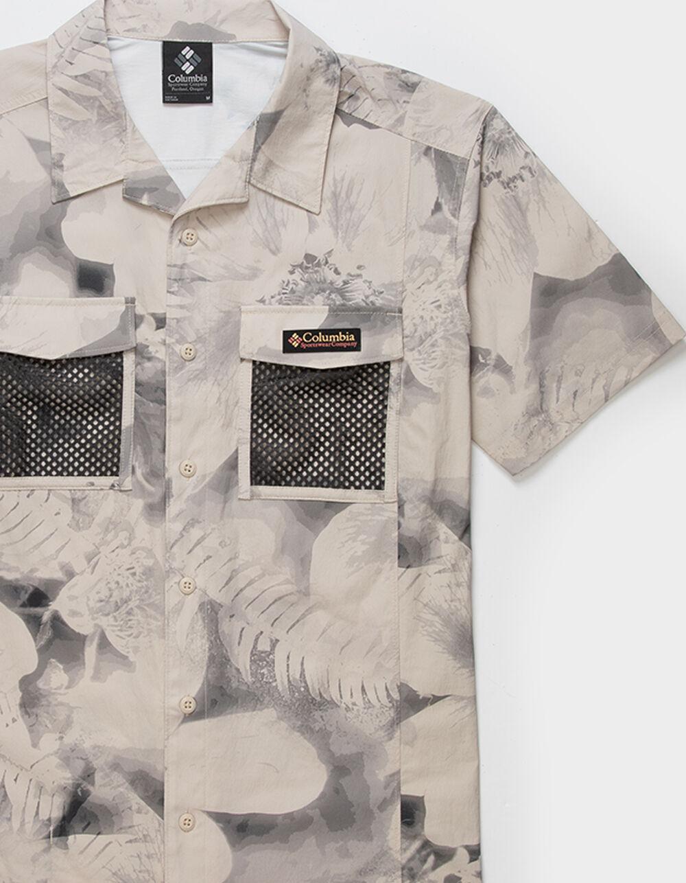 COLUMBIA Painted Peak™ Mens Button Up Shirt - DRK STONE Product Image