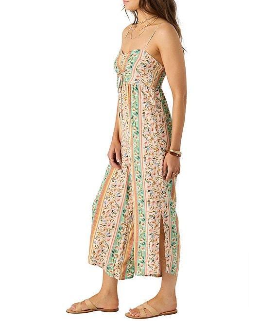 O'Neill Keiko Cora Mixed-Media-Floral Jumpsuit Product Image