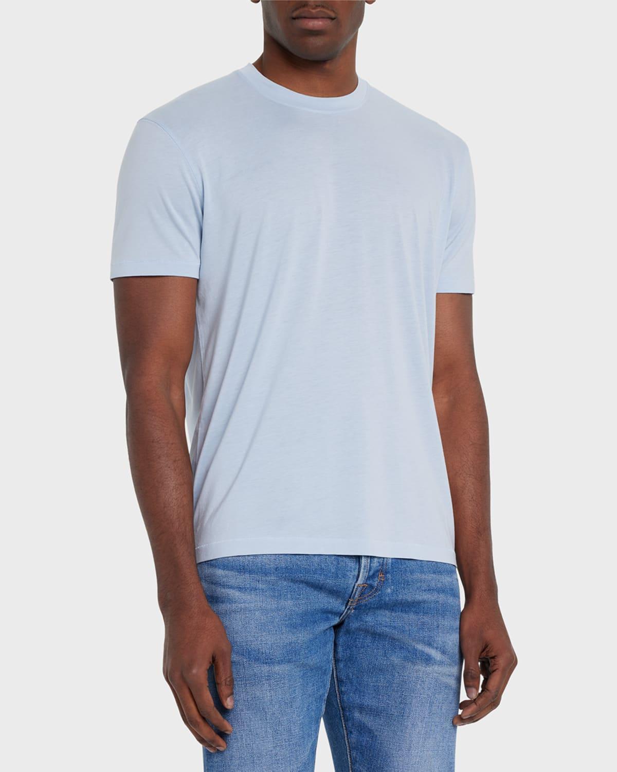 Mens Lyocell-Cotton Crewneck T-Shirt Product Image