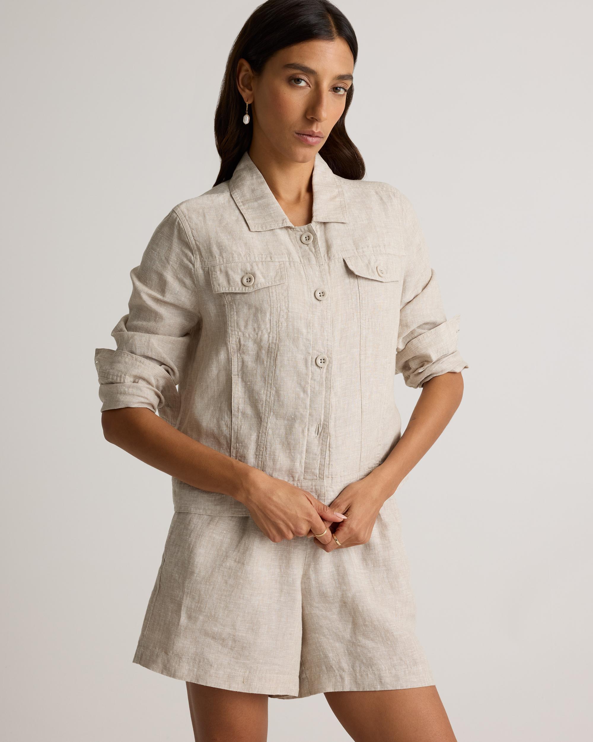 Quince | Women's 100% European Linen Jacket Size XL Product Image