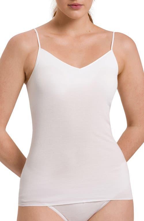 Hanro Cotton Seamless Padded Spaghetti Strap Cami Product Image
