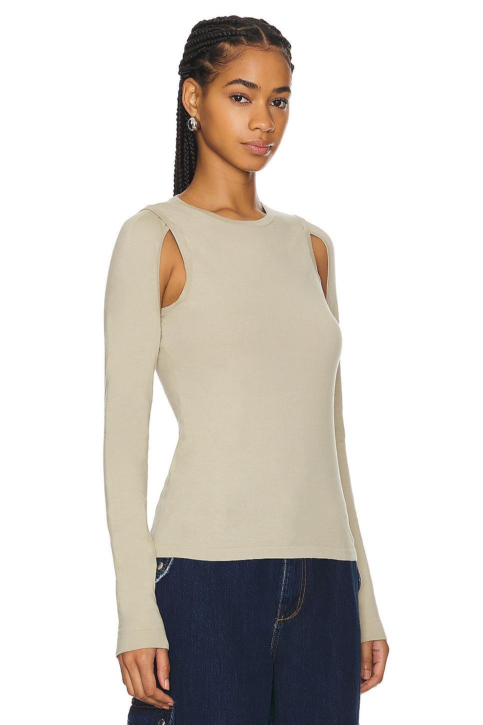 Cutout Crew Tee Helmut Lang Product Image