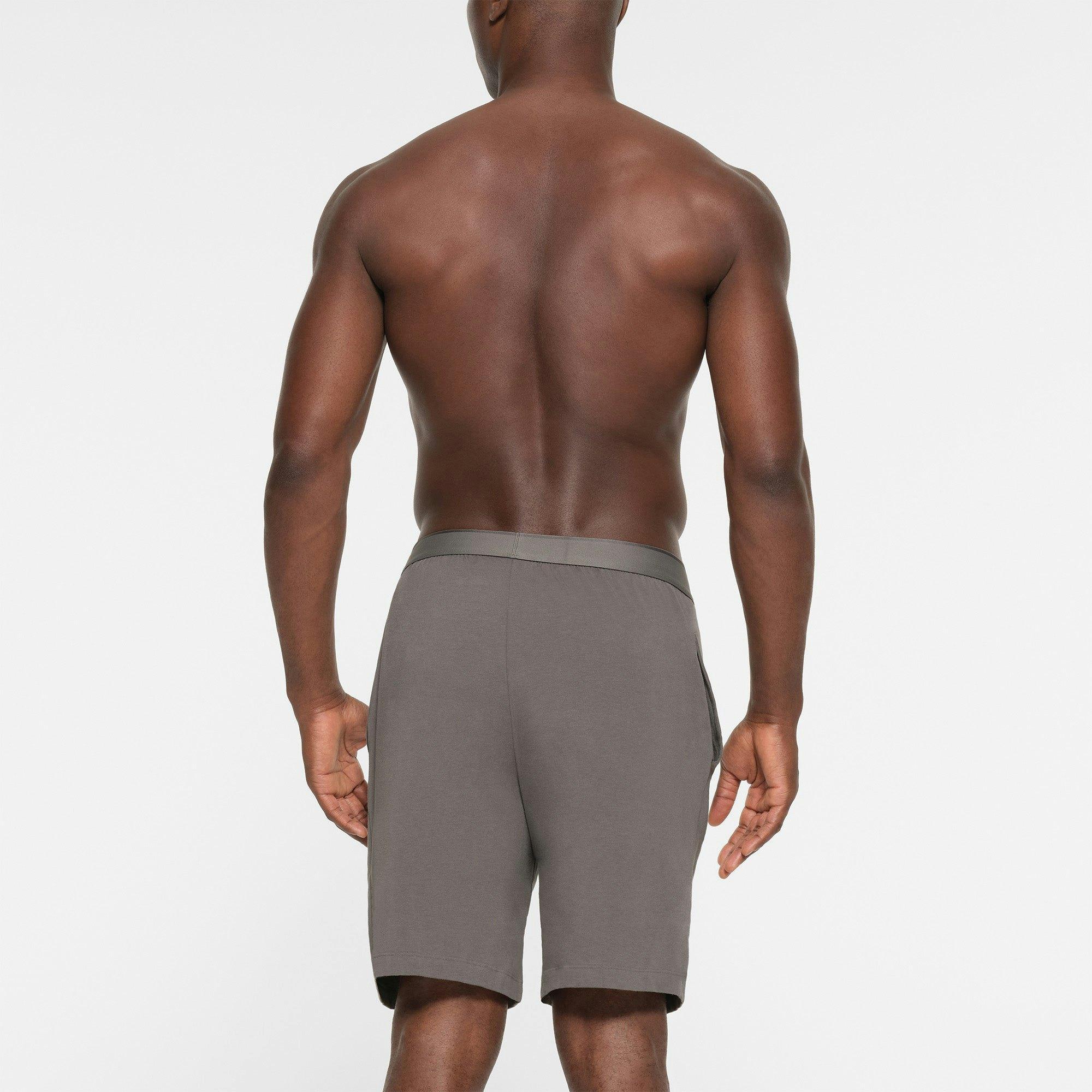 JERSEY SLEEP MENS SHORT | WASHED GUNMETAL Product Image