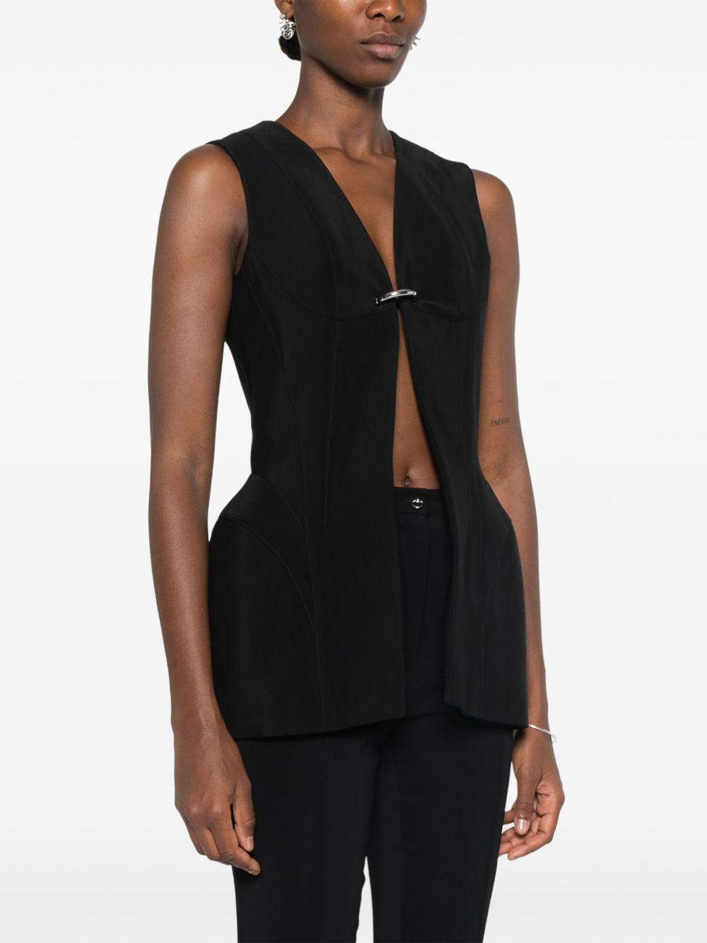 corseted pierced vest Product Image