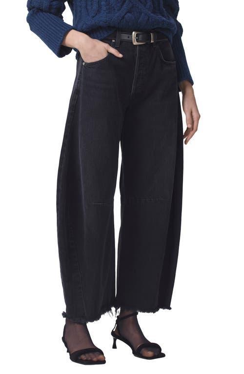 Womens Horseshoe Wide-Leg Jeans Product Image