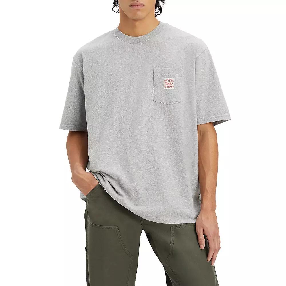 Men's Levi's® Short-Sleeve Workwear T-Shirt, Size: XL, Grey Product Image