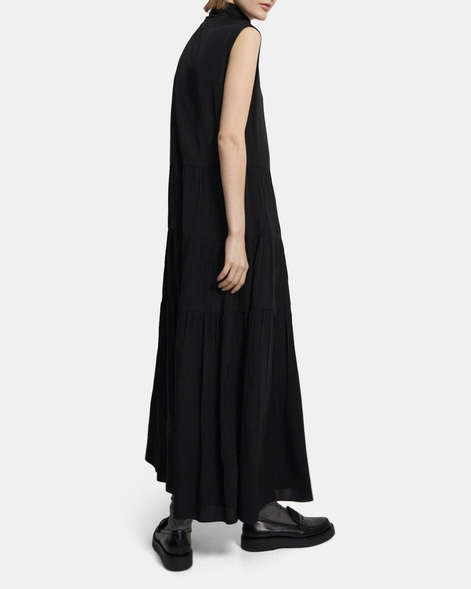 Tiered Georgette Dress Product Image